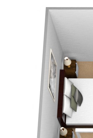 Floor Plan at Dearborn View Apartments, Inkster, MI 48141